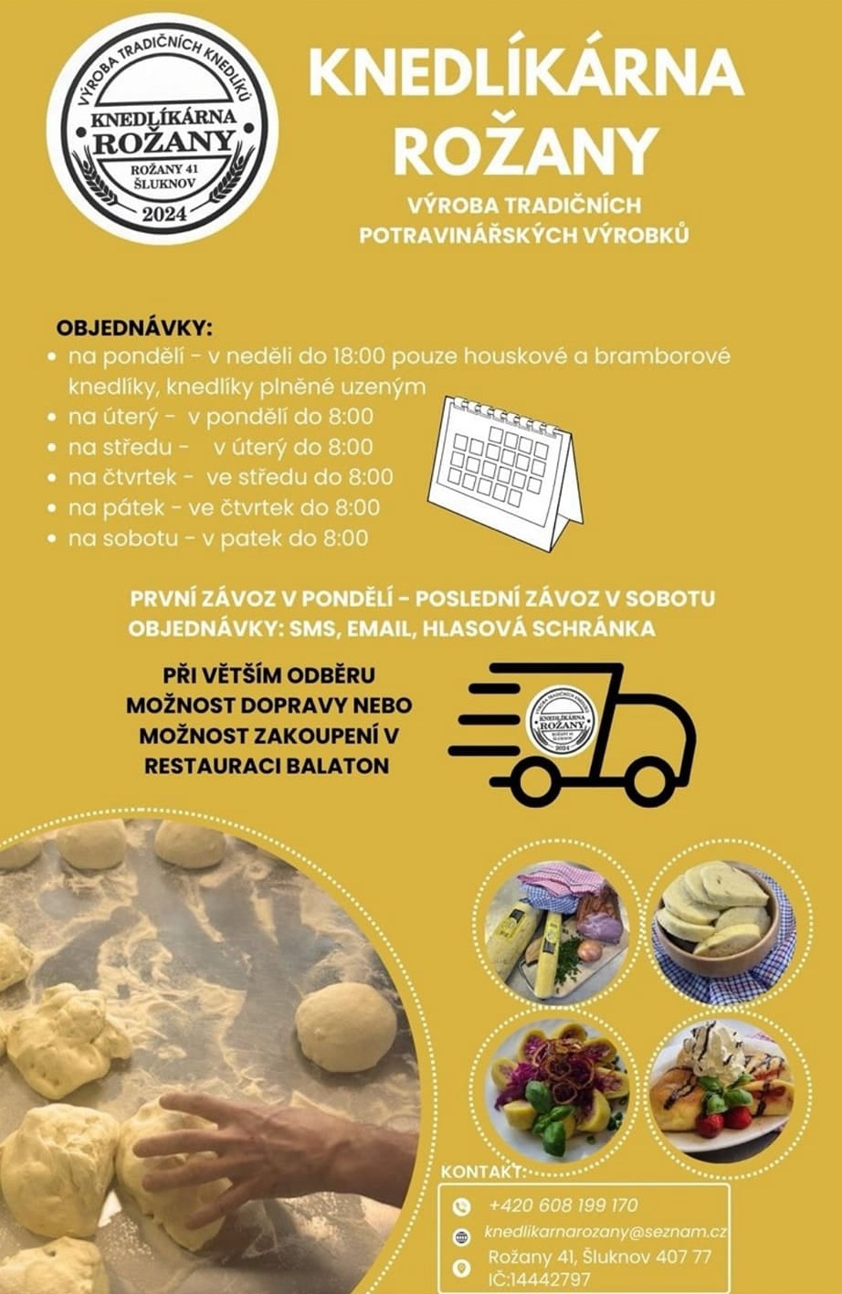 Provozní doba objednávek